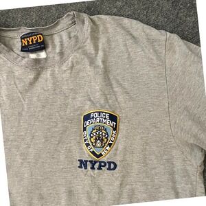 Officially Licensed NYPD New York Police Dept T Shirt XL Heavy Weight Cotton